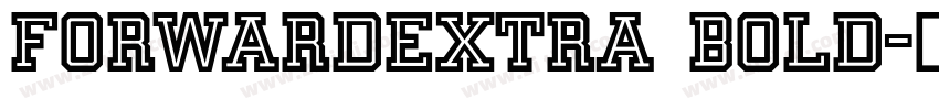 ForwardExtra Bold字体转换